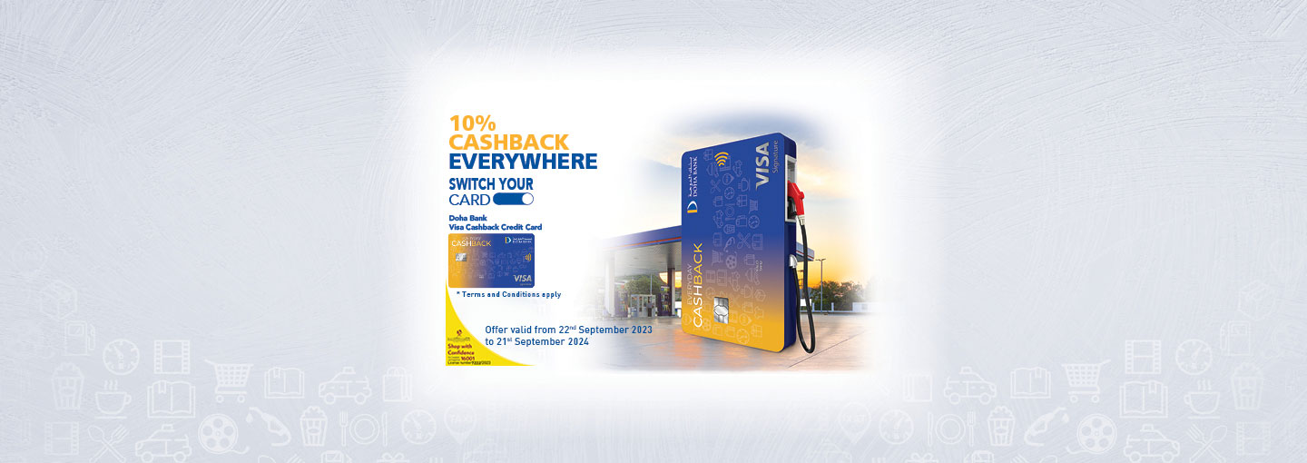 Doha Bank Visa Signature Everyday Cashback Credit Card