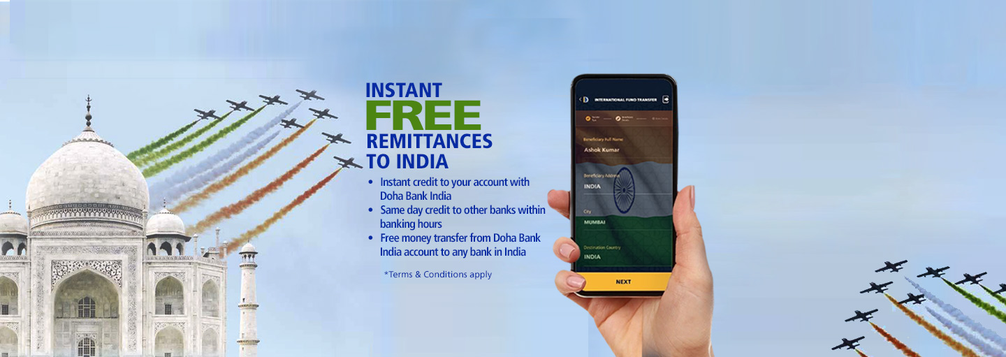 Free Remittance to India