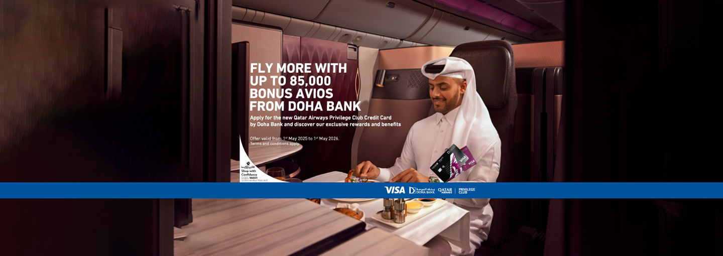 Qatar Airways Privilege Club Credit Card by Doha Bank