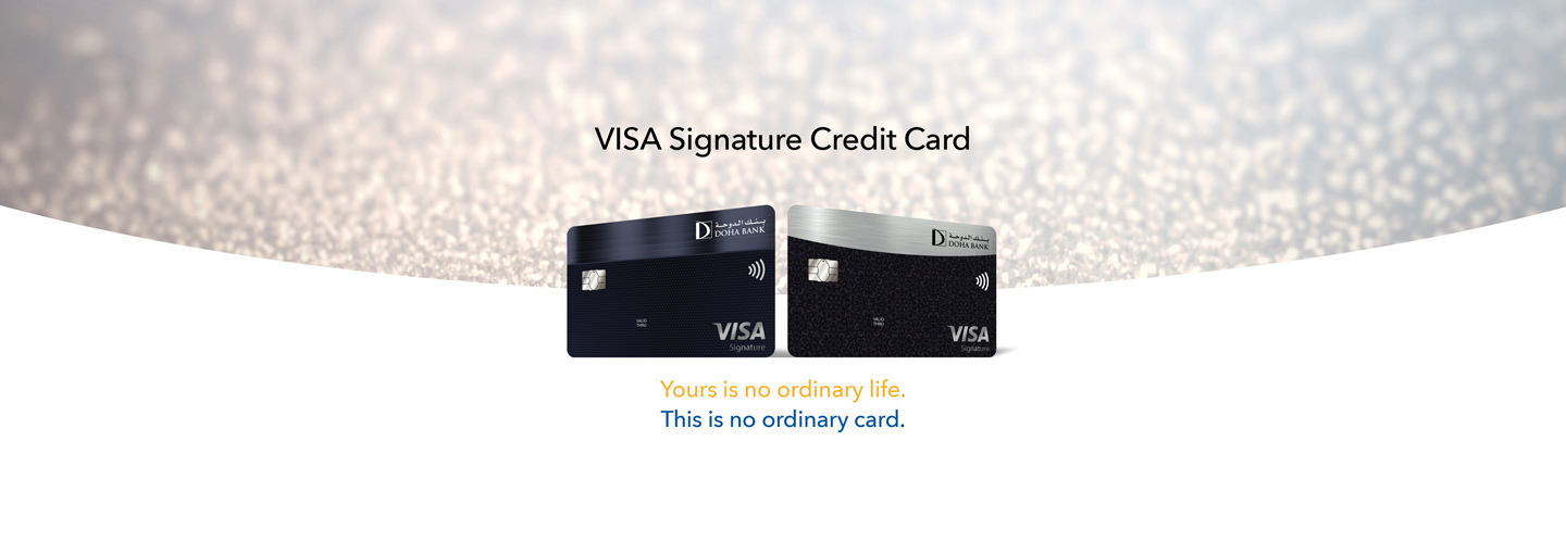 Doha Bank Qatar Airways Visa Signature Credit Card 