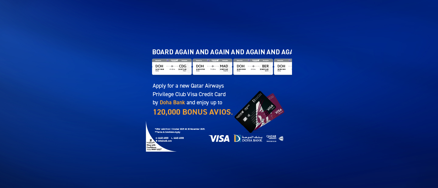 Qatar Airways Credit Cards